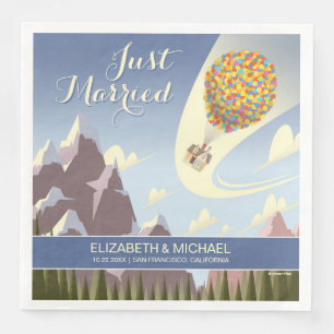 Disney Pixar Up Wedding Paper Dinner Napkins