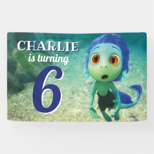 Disney Pixars Luca Birthday  Banner