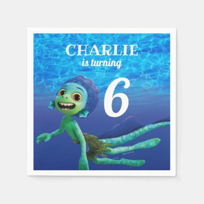 Disney Pixar's Luca Birthday  Napkins