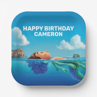 Disney Pixar's Luca Birthday  Paper Plates