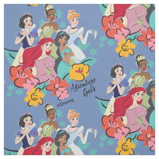 Disney Princess Adventure Gals Fabric