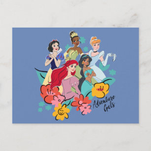 Disney Princess Adventure Gals Postcard