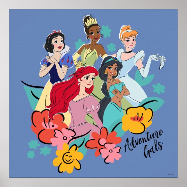 Disney Princess Adventure Gals Poster (Front)