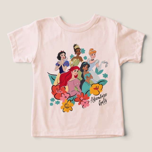 Disney Princess Adventure Gals Toddler T-shirt (Design Front)