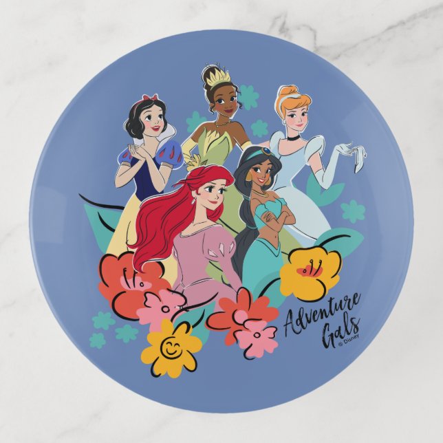 Disney Princess Adventure Gals Trinket Tray (Front)