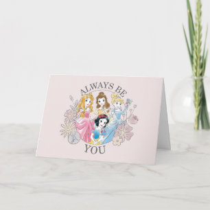 Disney Princess Always Be You Card