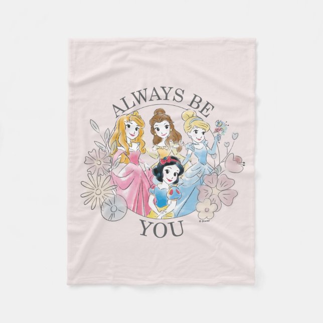 Disney Princess | Always Be You Fleece Blanket (Front)