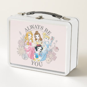 Disney Princess Always Be You Metal Lunch Box