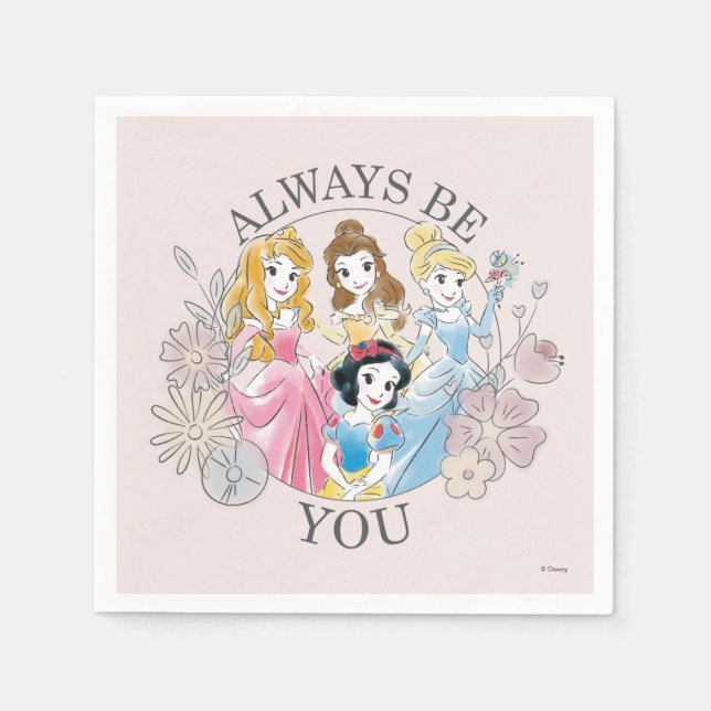 Disney Princess | Always Be You Napkins (Front)