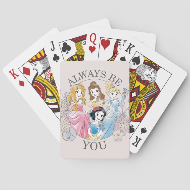 Disney Princess | Always Be You Playing Cards (Back)