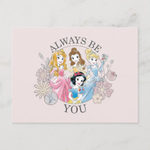 Disney Princess   Always Be You Postcard