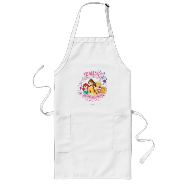 Disney Princess | Ariel, Belle and Aurora Long Apron (Front)
