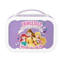 Disney Princess, Ariel, Belle and Rapunzel Metal Lunch Box