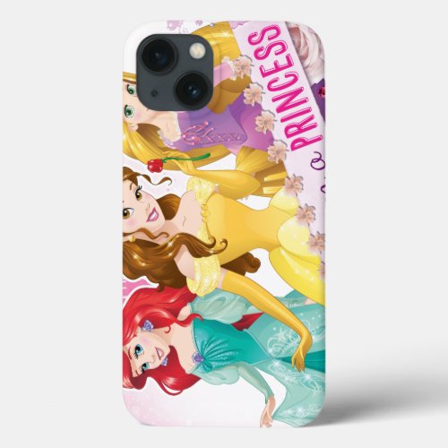 Disney Princess  Ariel Belle and Rapunzel iPhone 13 Case