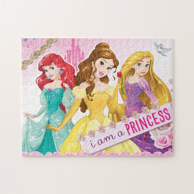 Disney Princess | Ariel, Belle and Rapunzel Jigsaw Puzzle (Horizontal)