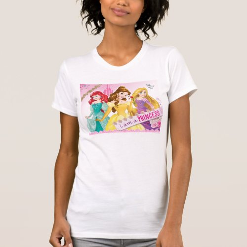 Disney Princess  Ariel Belle and Rapunzel T_Shirt