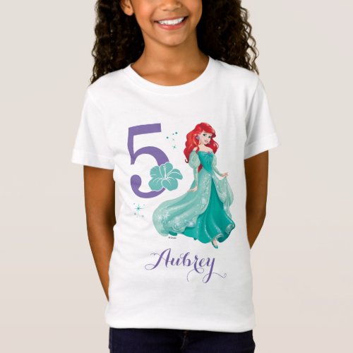 Disney Princess  Ariel Birthday T_Shirt