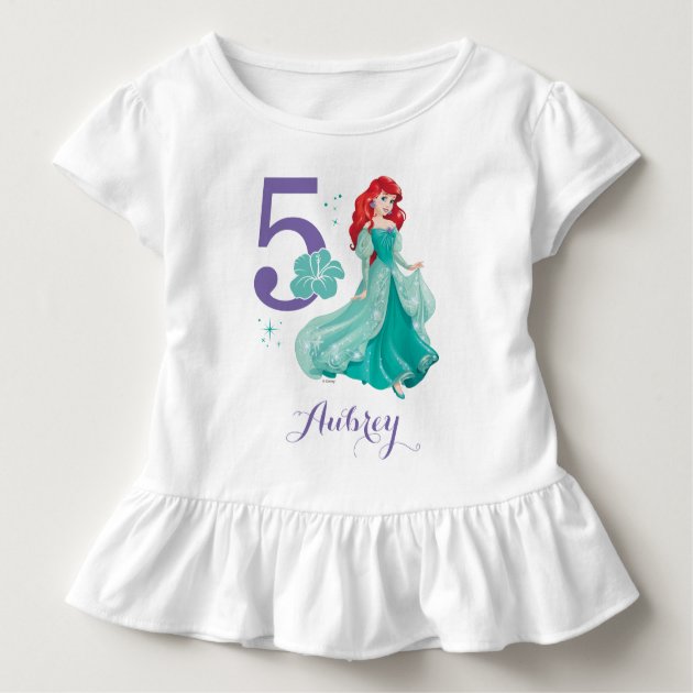 ariel birthday shirt