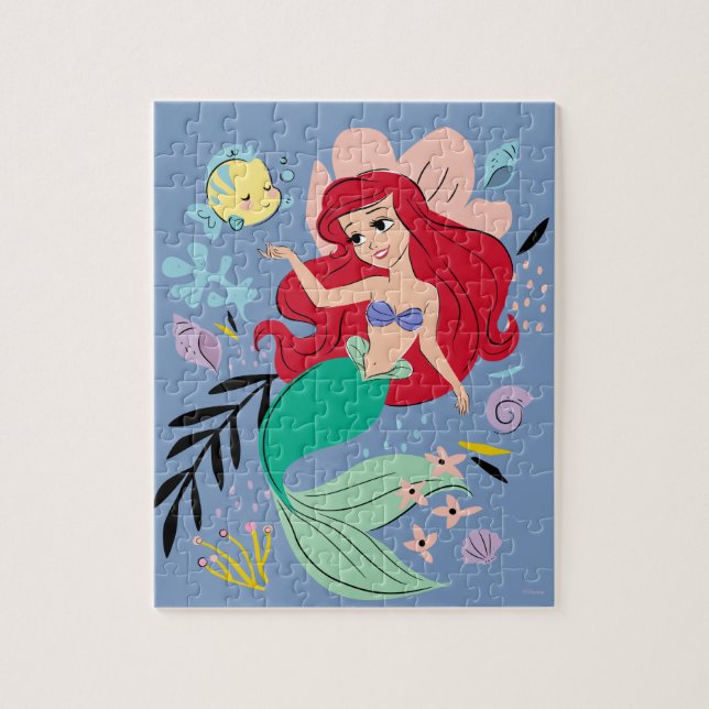 Disney Princess | Ariel & the Ocean Animals Jigsaw Puzzle (Vertical)