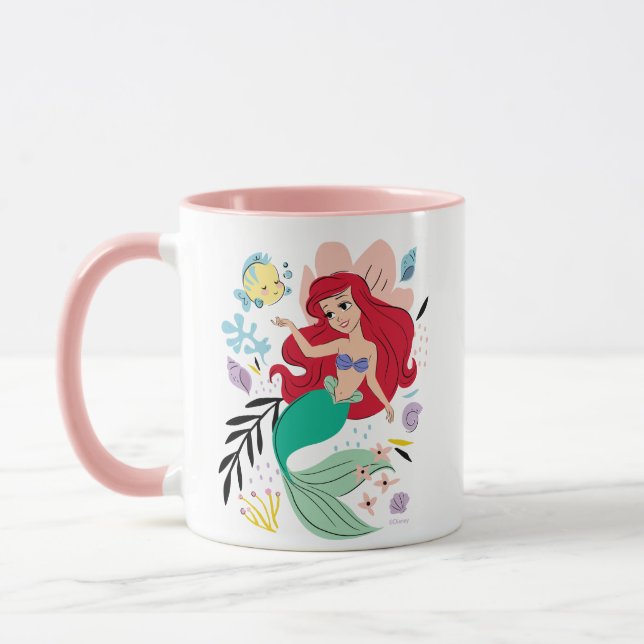 Disney Princess | Ariel & the Ocean Animals Mug (Left)