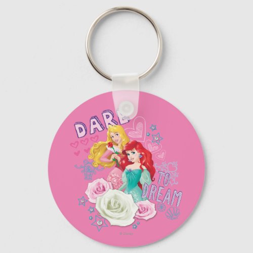 Disney Princess  Aurora and Ariel Keychain