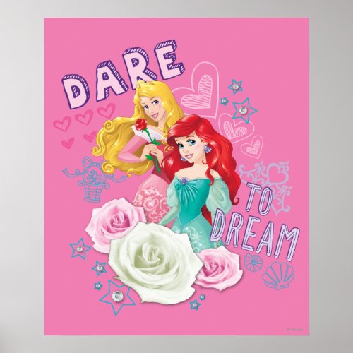 Disney Princess  Aurora and Ariel Poster