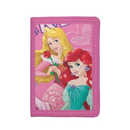 Disney Princess | Aurora And Ariel Tri-fold Wallet