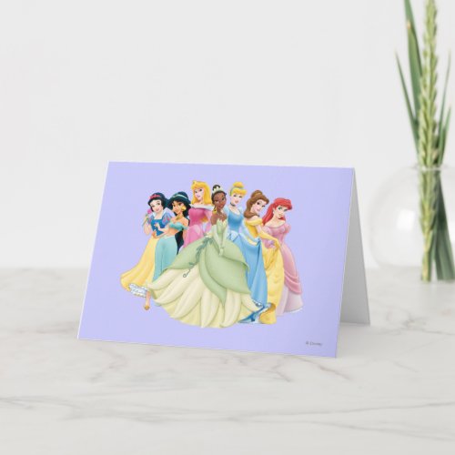 Disney Princess  Aurora Tiana Cinderella Center Card