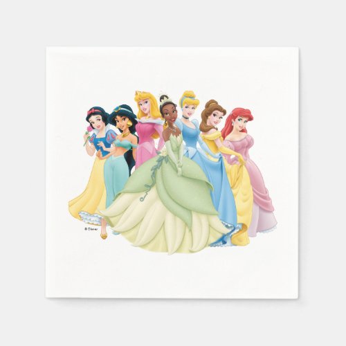 Disney Princess  Aurora Tiana Cinderella Center Napkins