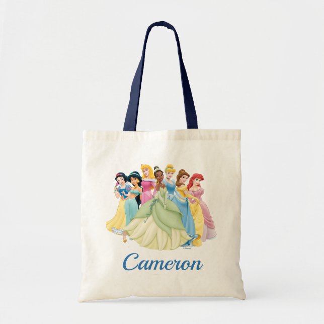 Disney Princess | Aurora, Tiana, Cinderella Center Tote Bag (Front)