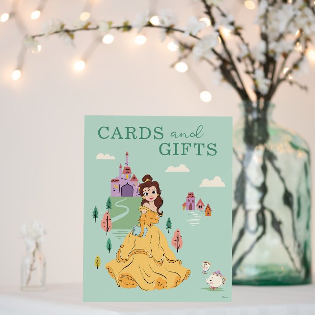 Disney Princess Belle l Girls Birthday Gift Table Foam Board (In Situ (Wedding))