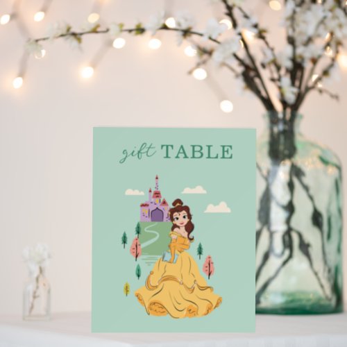 Disney Princess Belle l Girls Birthday Gift Table Foam Board