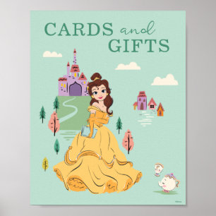 Disney Princess Belle l Girls Birthday Gift Table Poster