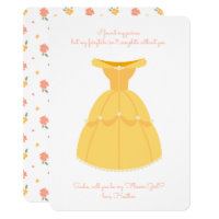 Disney Princess Belle | Will You Be My Flower Girl Invitation