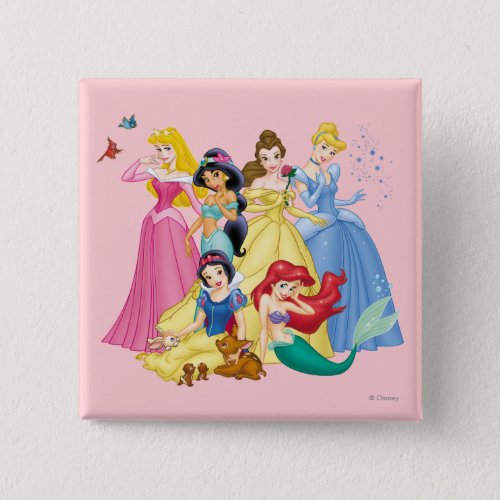 Disney Princess  Birds and Animals Button