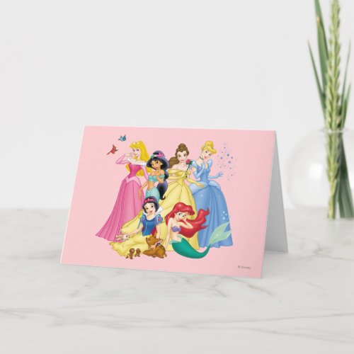 Disney Princess  Birds and Animals Card