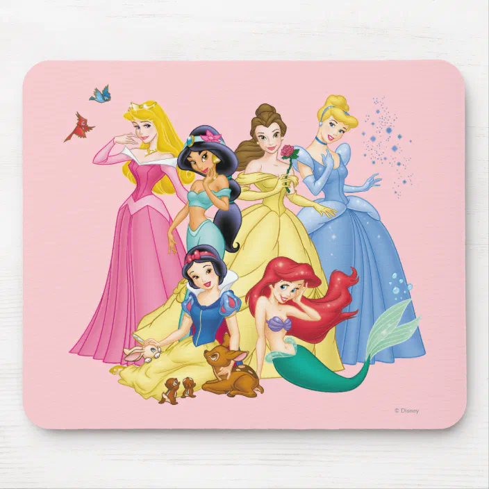 Disney Princess Birds And Animals Mouse Pad Zazzle Com