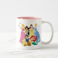 Disney Princess | Birds and Animals Two-Tone Coffee Mug