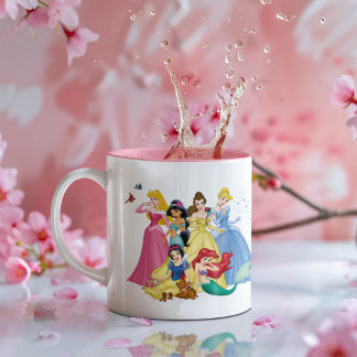 Disney Princess | Birds and Animals Two-Tone Coffee Mug