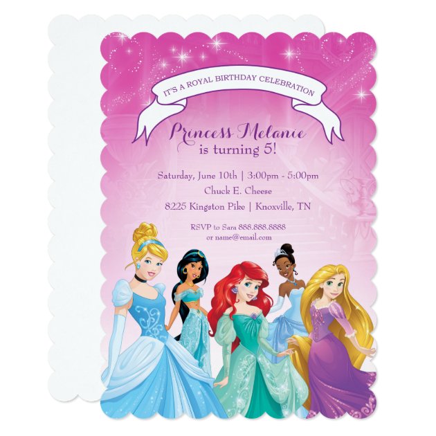 Disney Princess | Birthday Invitation