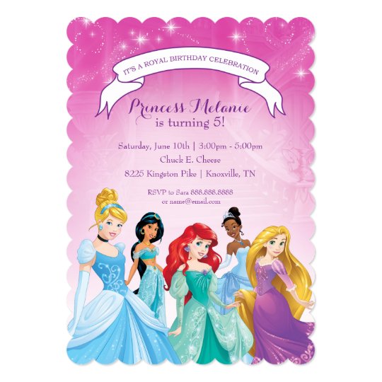 Disney Princess | Birthday Card | Zazzle