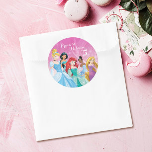 Disney Princess   Birthday Classic Round Sticker