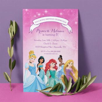Disney Princess | Birthday Invitation by DisneyPrincess at Zazzle