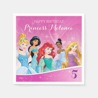 Disney Princess | Birthday Napkin