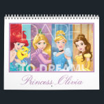 Disney Princess Calendar<br><div class="desc">Customize this Princess calendar with your little girl's name.</div>