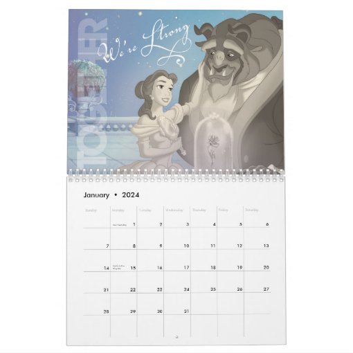 Disney Princess Calendar | Zazzle