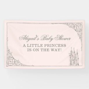 Disney Princess Castle Fairy Tale Baby Shower Banner