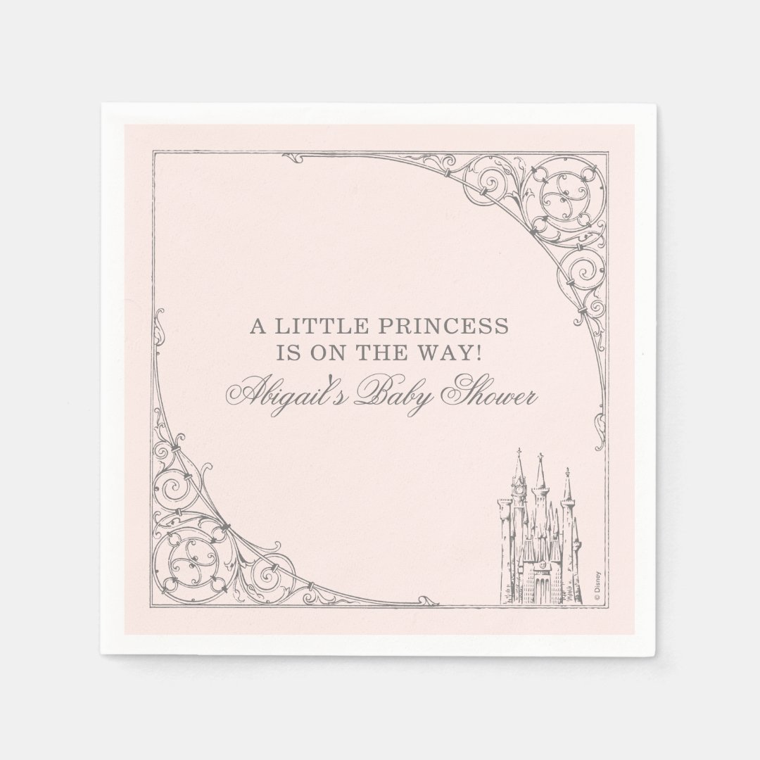 Disney Princess Castle Fairy Tale Baby Shower Napkins Zazzle