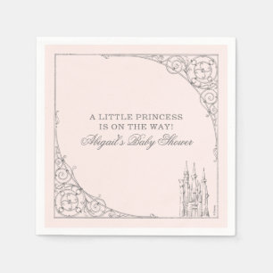 Disney Princess Castle Fairy Tale Baby Shower Napkins