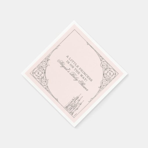 Disney Princess Castle Fairy Tale Baby Shower Napkins Zazzle